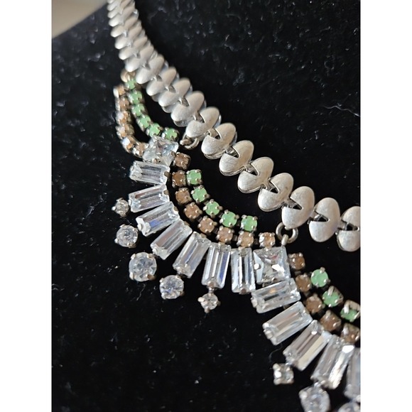 Stella & Dot Collier Belle Rhinestone Statement Necklace 18"‎ - Picture 3 of 7